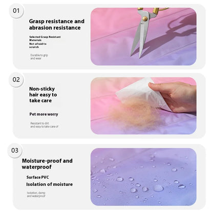 Bring a Splash of Rainbows and Sunshine to Your Pet's Summer-the Ultimate Cooling Mat!