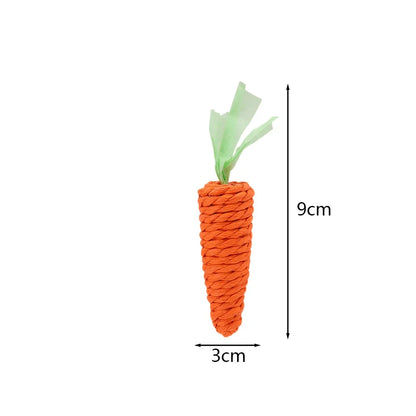 Crunchy Carrot Caper: The Chew-Tastic Toy for Pawsome Feline Fun!