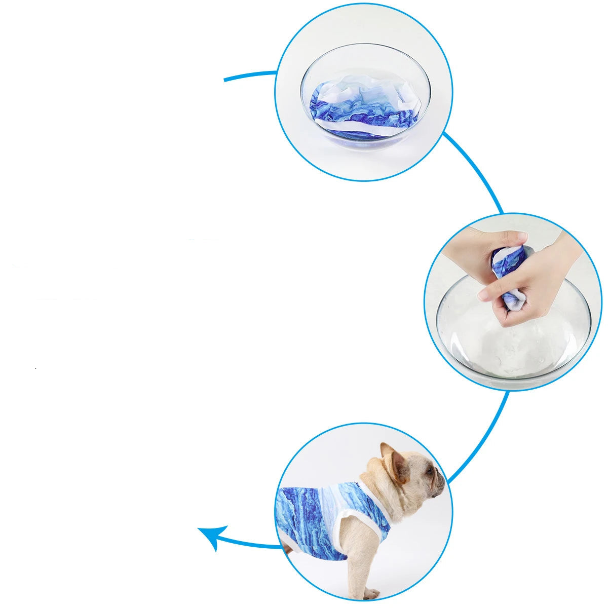 Chill Paws Vest: Instant Cooling Gear for Dogs to Beat the Summer Heat!-Different designs
