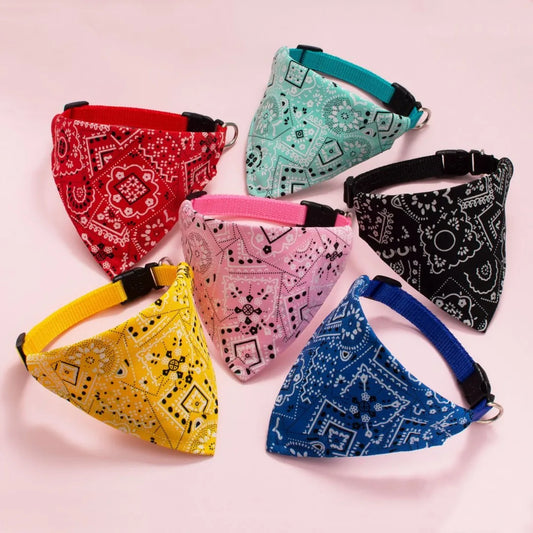 Western Charm for Your Wild Pets: Adjustable Bandana Collar