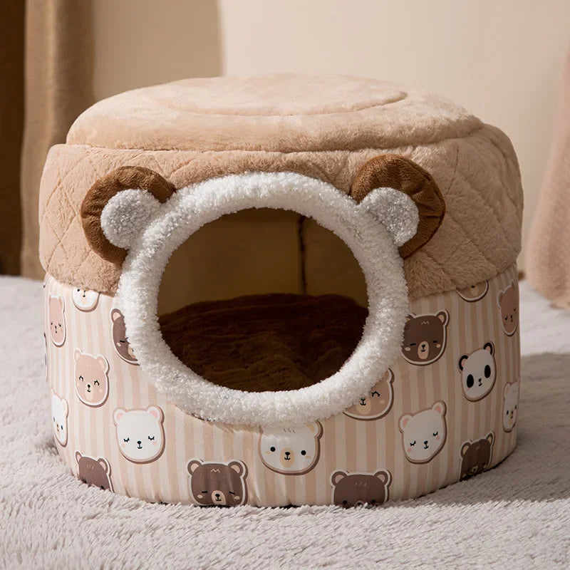 Lovely/Fun/ Dual Cat Bed/ House- For Winter Naps!