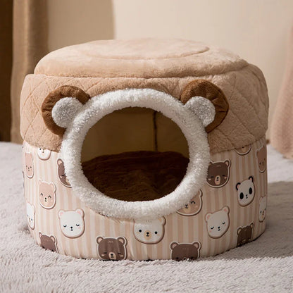 Lovely/Fun/ Dual Cat Bed/ House- For Winter Naps!