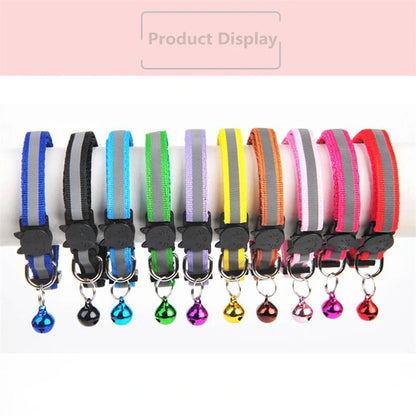 Color Reflective Cat Collars – Safe, Stylish & Perfect for Cats and Small Dogs