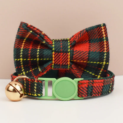 Adjustable Cat Collars with Bowknot – Stylish, Comfortable & Safety-Enhanced for Modern Cats