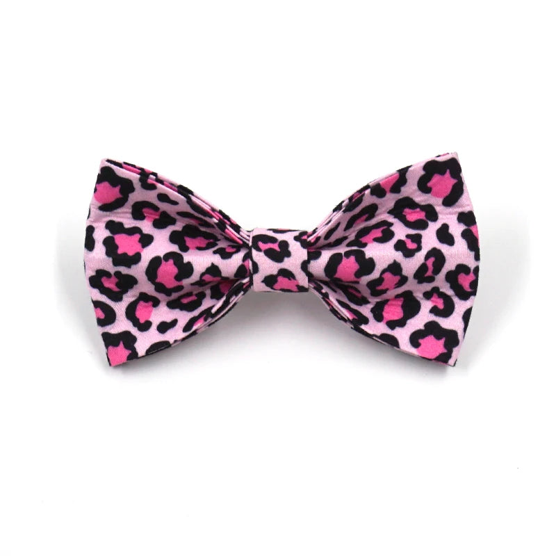 Pink Leopard Dog Harness Set – Personalized, Stylish, and Safe for Your Furry Fashionista