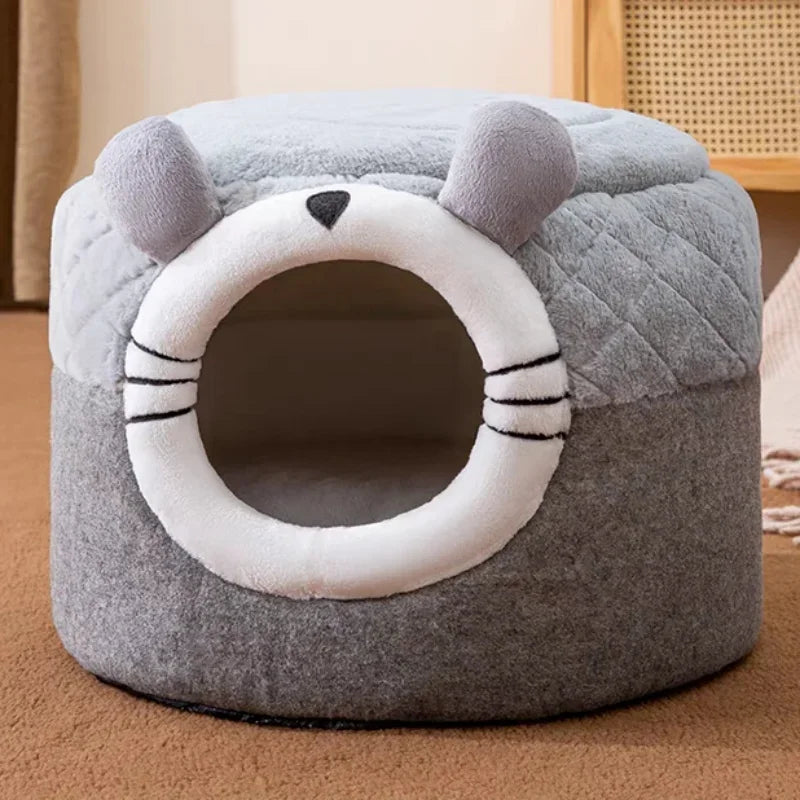 Lovely/Fun/ Dual Cat Bed/ House- For Winter Naps!