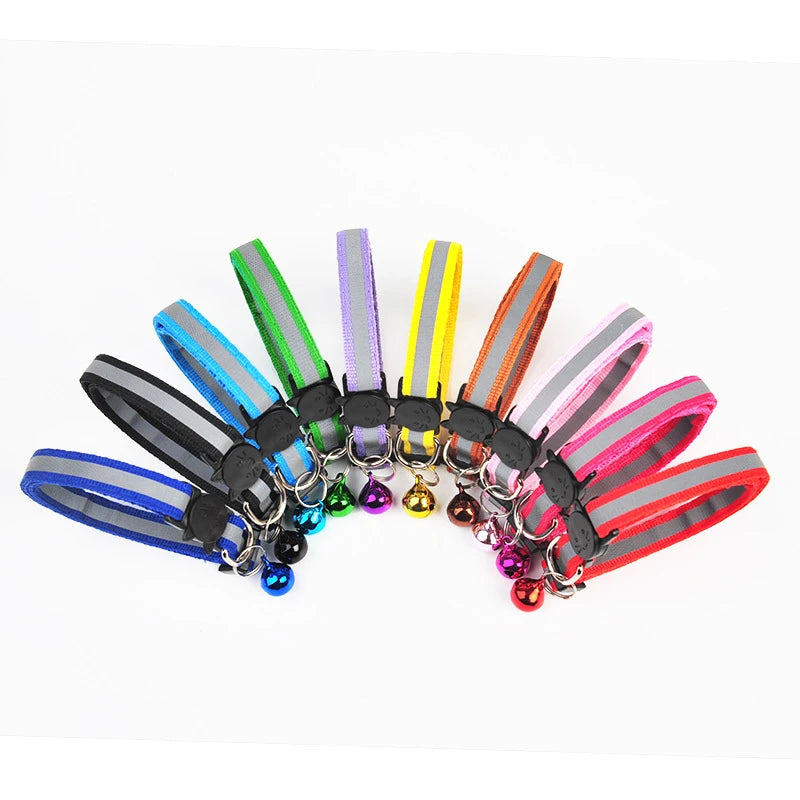 Color Reflective Cat Collars – Safe, Stylish & Perfect for Cats and Small Dogs