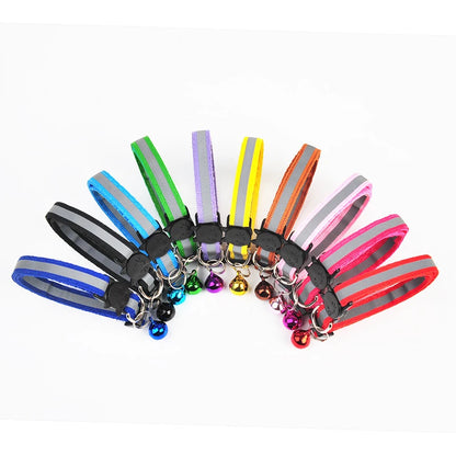 Color Reflective Cat Collars – Safe, Stylish & Perfect for Cats and Small Dogs