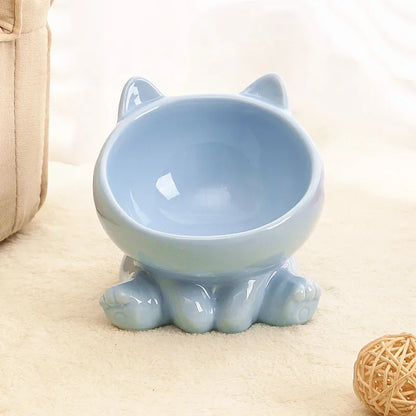 Elevated Ceramic Cat Bowl – Designed for Style, Comfort & Health