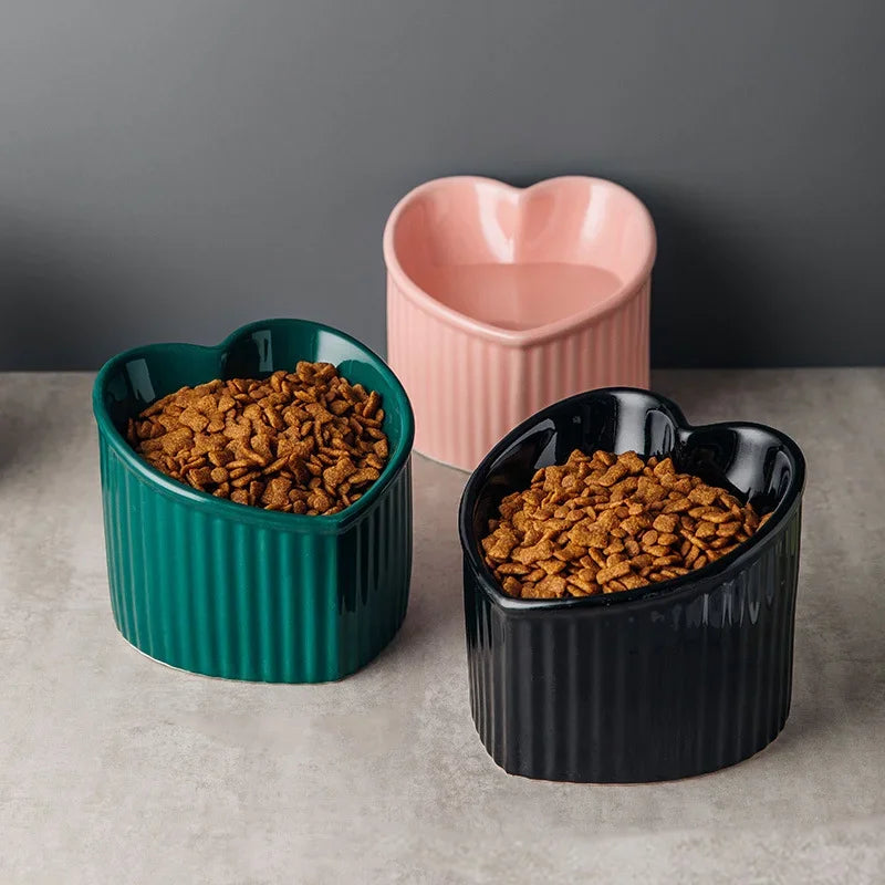 Handcrafted Ceramic Pet Bowl – Stylish, Durable & Perfect for Cats and Small Dogs