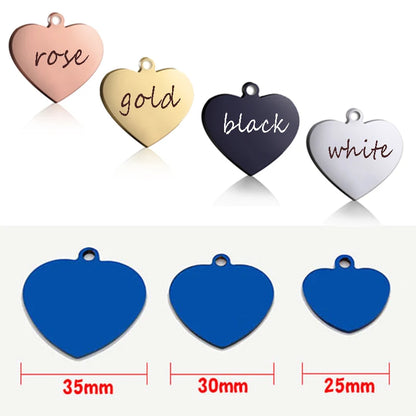 Forever Close Heart ID Tag – Personalized ID Tag Collar