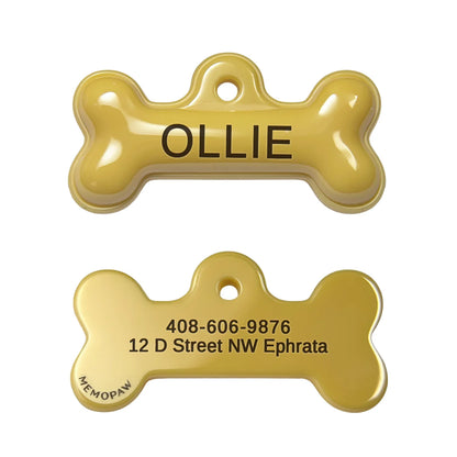 Memopaw Design Personalized Pet Dog Name Tag- Copper Free