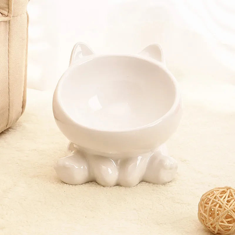 Elevated Ceramic Cat Bowl – Designed for Style, Comfort & Health