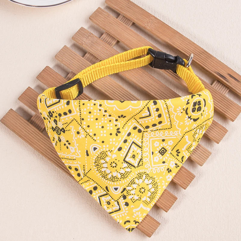 Western Charm for Your Wild Pets: Adjustable Bandana Collar