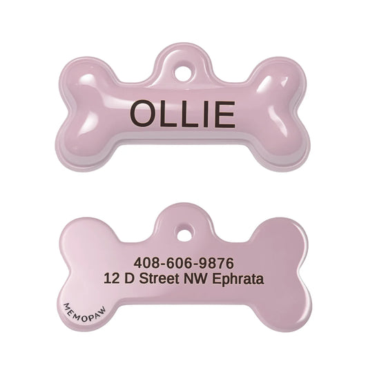Memopaw Design Personalized Pet Dog Name Tag- Copper Free