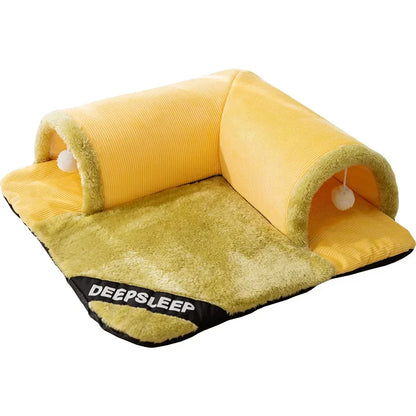 Hight Quality Cat Tunnels Bed for Indoors for All Seasons- Lovely Designs!
