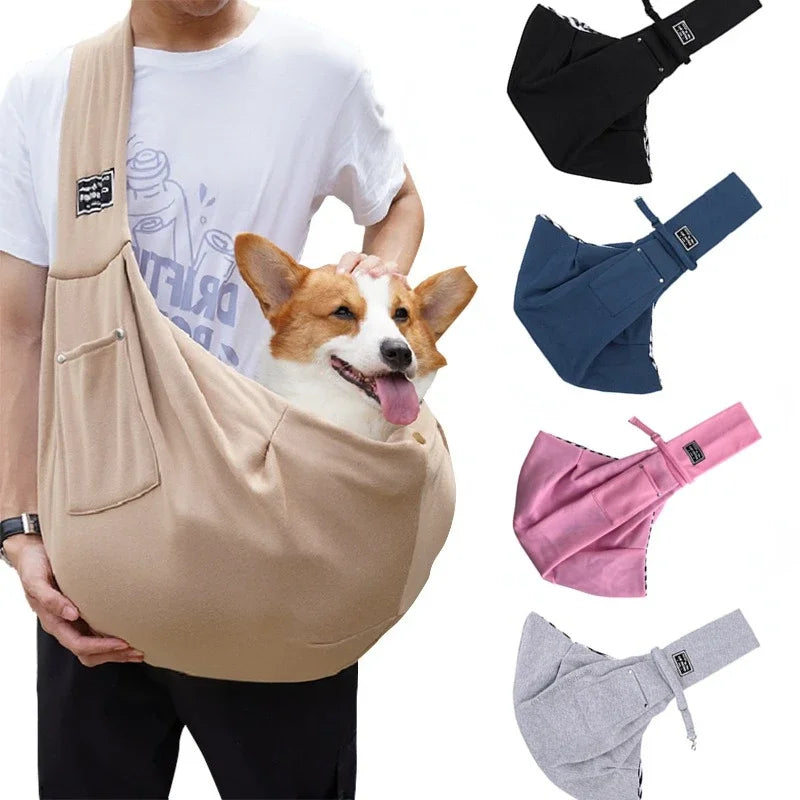 Adventure Pouch: Stylish Crossbody Carrier for Your On-the-Go Pets Explorer-7 kg