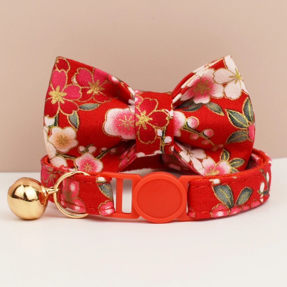 Adjustable Cat Collars with Bowknot – Stylish, Comfortable & Safety-Enhanced for Modern Cats