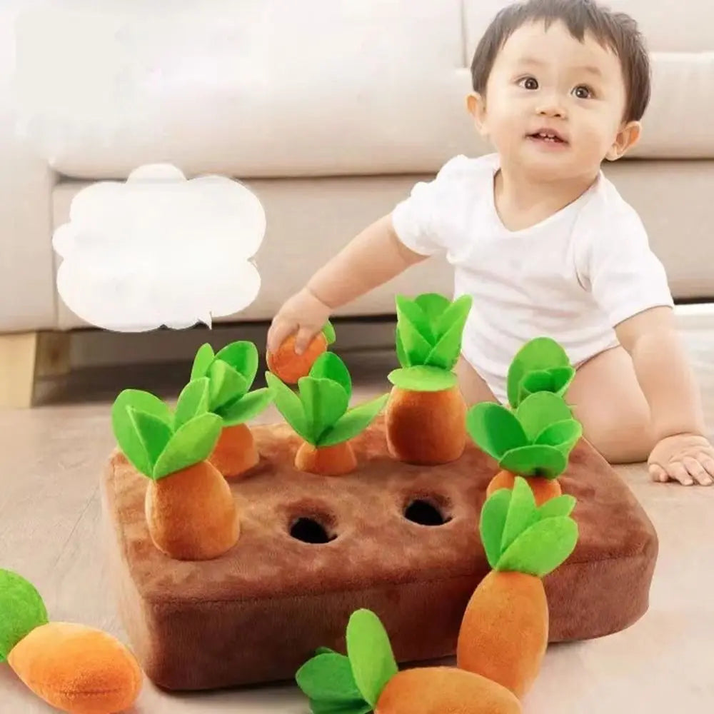 Carrot Crazy Snuffle Mat: Pull, Chew & Play for Happy Pups!