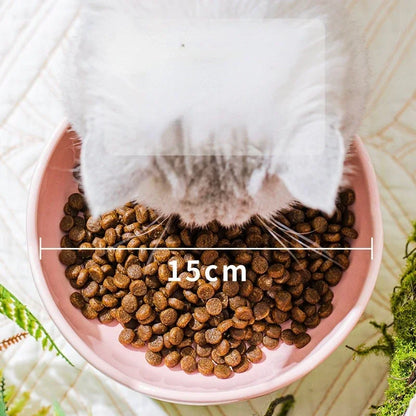 Creative Flower-Shaped Ceramic Bowl – Stylish & Perfect for Cats