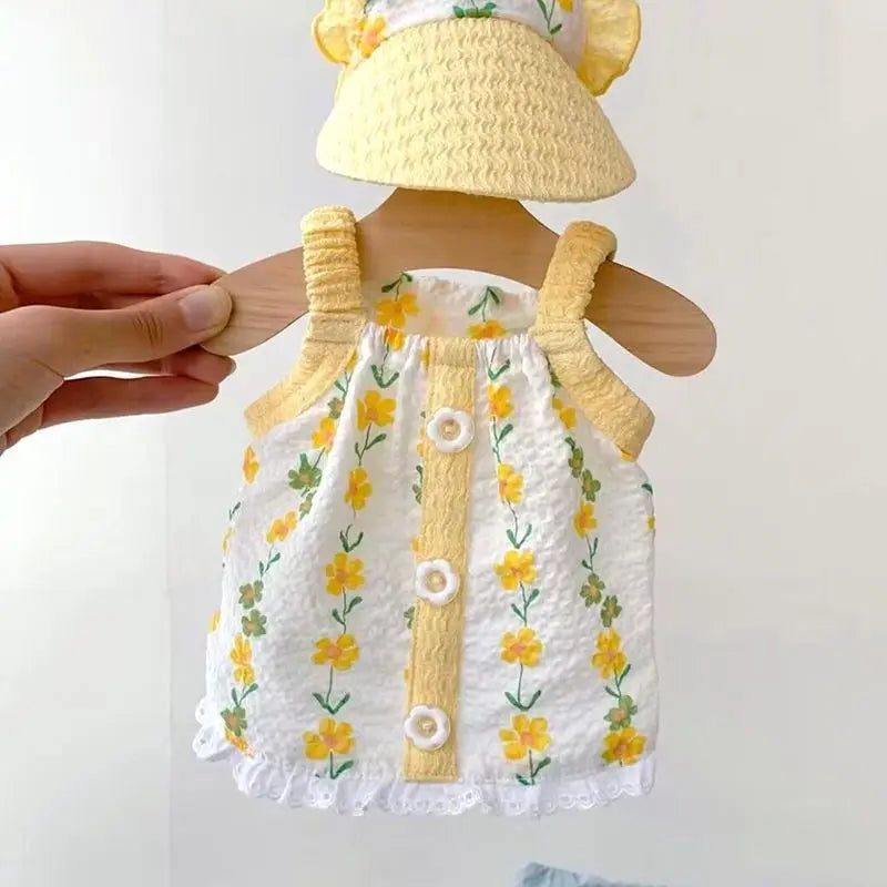 Sunshine Ready: Adorable Puppy Suspenders Summer Cooling Vest for Dogs & Cats – Perfect Pet Outfit for Chihuahuas, Bichons, and More