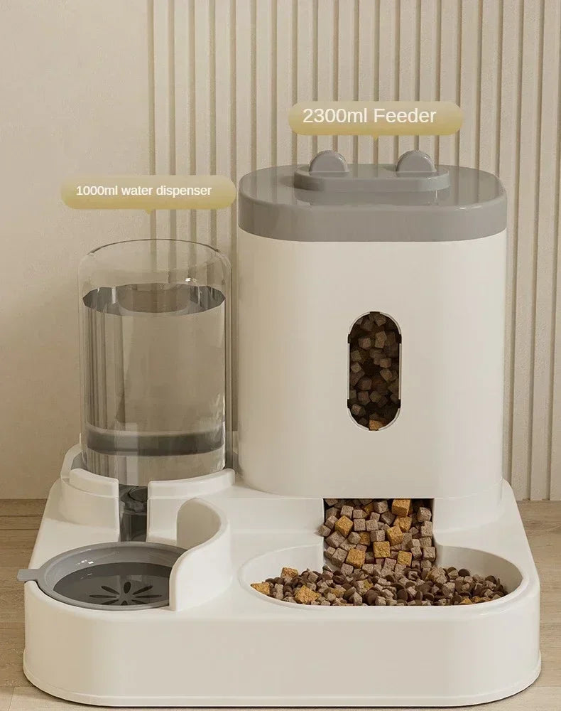 Sleek and Stylish Cat Food Dispenser – Where Function Meets Fashion!