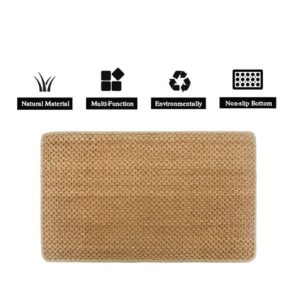 Pure Joy in Every Scratch: Eco-Friendly Sisal Scratching Mat for Cats