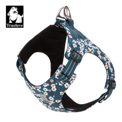 Floral Dog Harness – Stylish, Safe, and Durable for All Breeds
