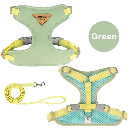 Breathable Cat Harness & Leash Set – Adjustable Vest for Small to Medium Cats and Dogs