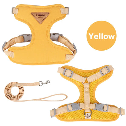 Breathable Cat Harness & Leash Set – Adjustable Vest for Small to Medium Cats and Dogs