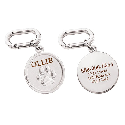 Memopaw Design Personalized Pet Dog Name Tag- Copper Free