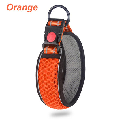Reflective Dog Collar – Comfortable, Breathable & Anti-Choke Design for Dogs of All Sizes