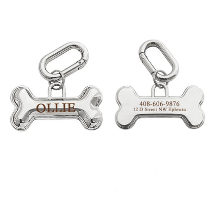 Memopaw Design Personalized Pet Dog Name Tag- Copper Free