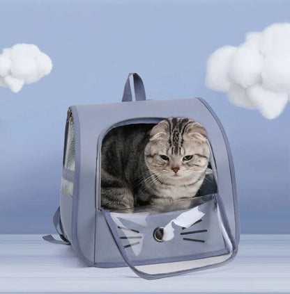 Springtime Wanderlust Pet Backpack: Stylish & Breezy Travel Backpack for Cats and Small Dogs