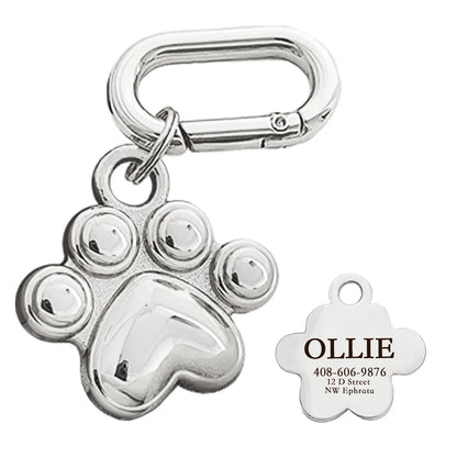 Memopaw Design Personalized Pet Dog Name Tag- Copper Free
