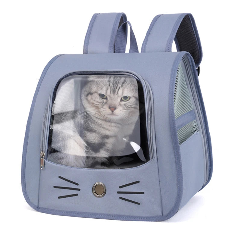 Springtime Wanderlust Pet Backpack: Stylish & Breezy Travel Backpack for Cats and Small Dogs
