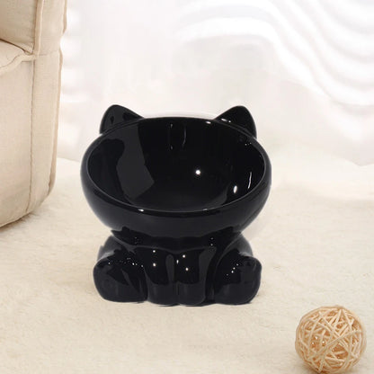 Elevated Ceramic Cat Bowl – Designed for Style, Comfort & Health