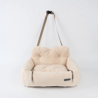 Comfortable & Safe Kennel Dog Car Booster Plush Seat