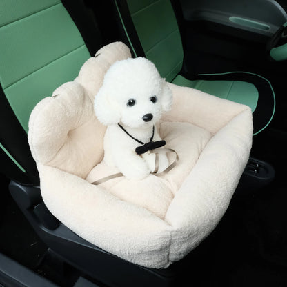 Comfortable & Safe Kennel Dog Car Booster Plush Seat