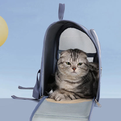 Springtime Wanderlust Pet Backpack: Stylish & Breezy Travel Backpack for Cats and Small Dogs