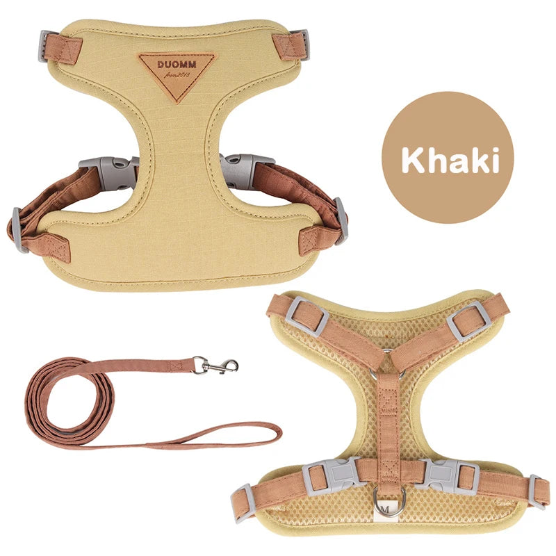 Breathable Cat Harness & Leash Set – Adjustable Vest for Small to Medium Cats and Dogs