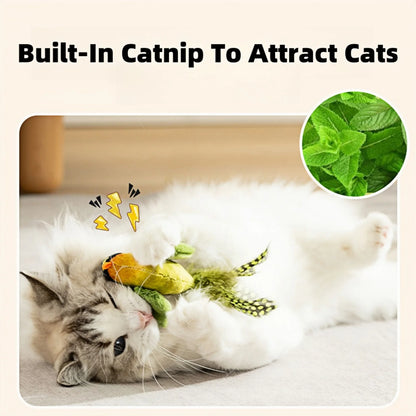 Pounce, Play, and Chirp! The Ultimate Cat Toy for Indoor Adventures