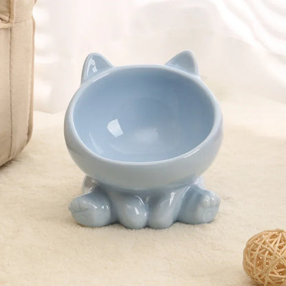 Elevated Ceramic Cat Bowl – Designed for Style, Comfort & Health