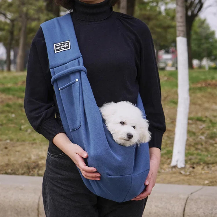 Adventure Pouch: Stylish Crossbody Carrier for Your On-the-Go Pets Explorer-7 kg