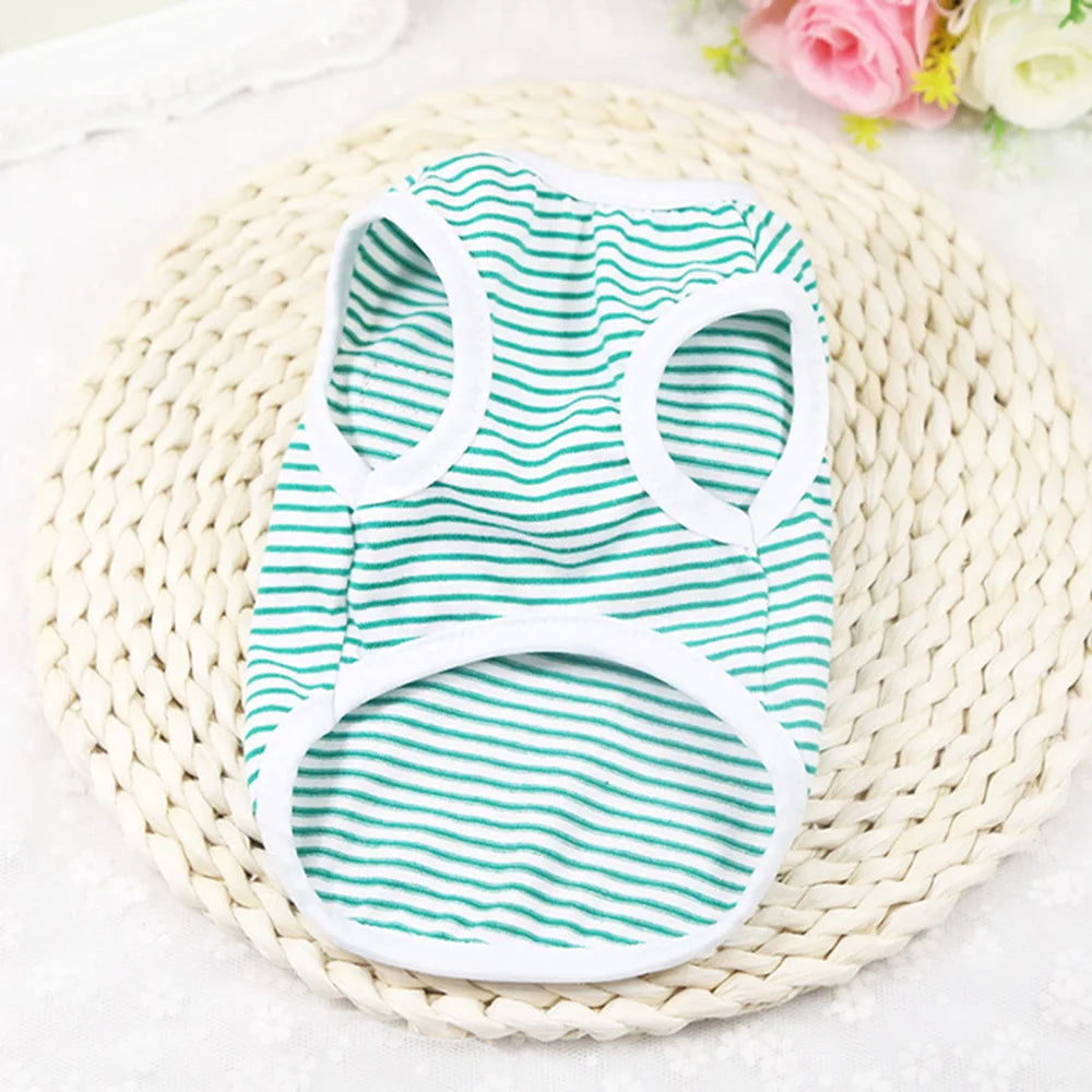 Striped Cat Vest – Classic Fashion for Feline Trendsetters