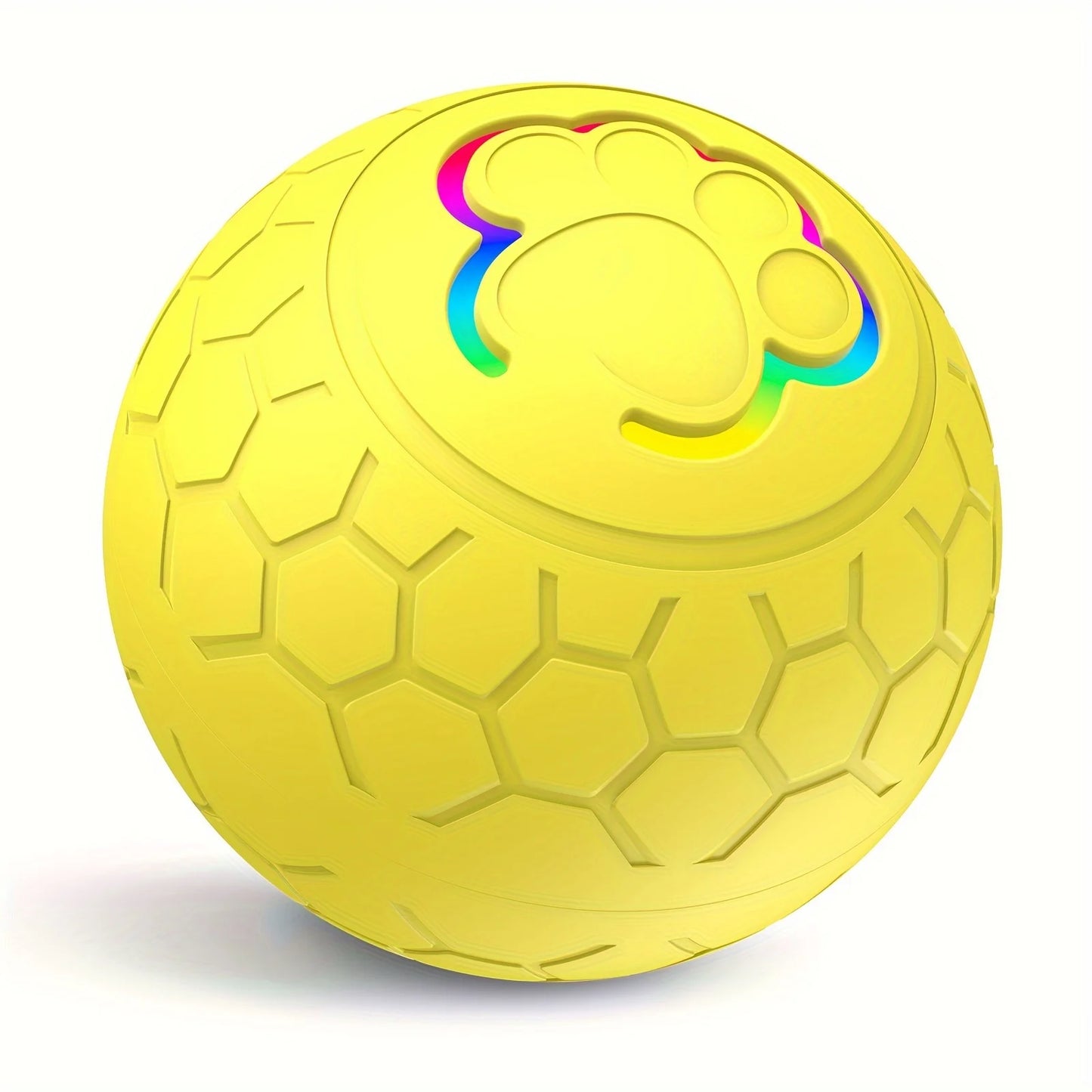 Get Ready for Disco Time – The Bouncing & Rolling Interactive Ball Pet Toy with RGB Lights!