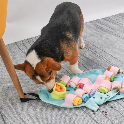 Sniff & Play Wonderland: Washable Brain-Boosting Dog Mat for Fun, Training & Teething Relief