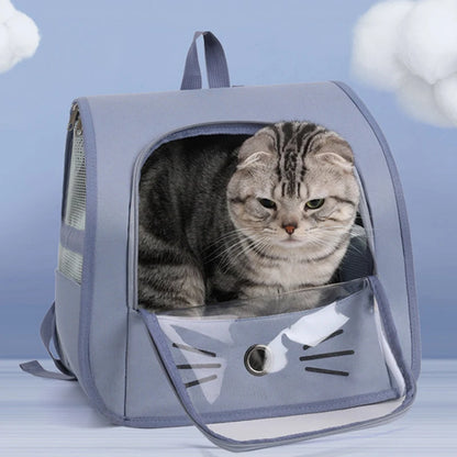 Springtime Wanderlust Pet Backpack: Stylish & Breezy Travel Backpack for Cats and Small Dogs