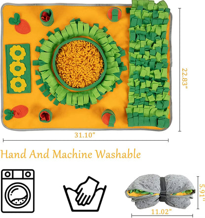 Sniff-tastic Adventure Mat: Slow Feeder & Brain-Boosting Fun for Pups!