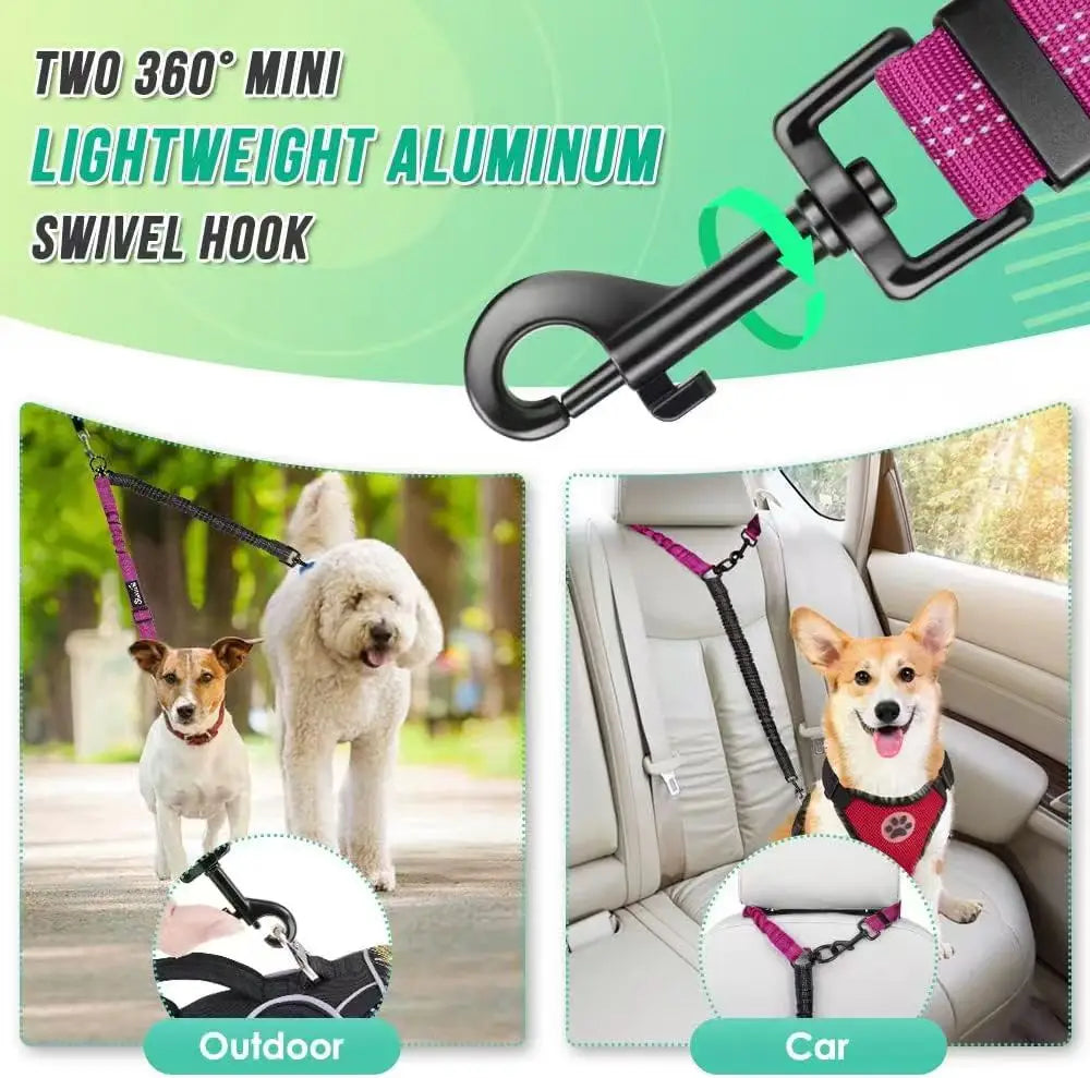 16 feet is approximately 4.88 meters. Perfect for keeping your active pups comfortably close yet free to roam!